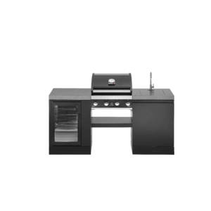 Venkovní grilovací kuchyně Grandpro Premium G4 - provedení s příplatkovou vinotékou a dřezem