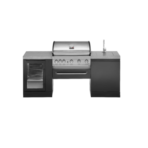 Venkovní grilovací kuchyně Grandpro Elite G4 205 Series - příplatkové provedení se dřezem a vinotékou