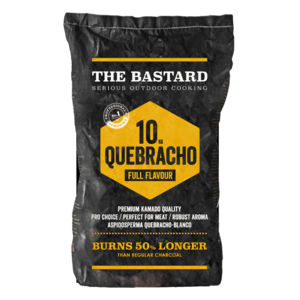 Dřevěné uhlí na grilování a uzení The Bastard Charcoal Paraguay White Quebracho 10 kg - kvalitní dřevo s dlouhou dobou hoření a lahodným aroma